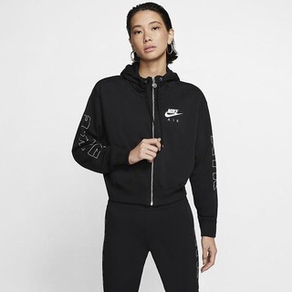 Hanorace Nike Air Full-Zip Fleece Dama Negrii Argintii | RJXD-68932